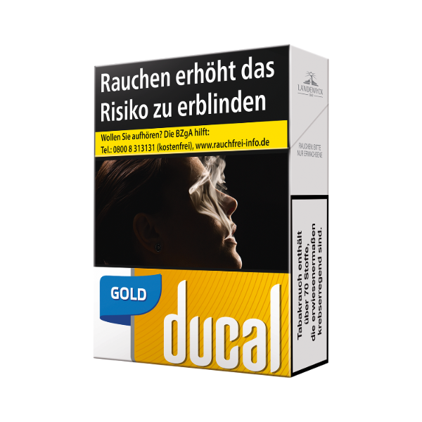 Ducal Gold Big 8 x 24 Zigaretten Ducal Gold Big 8 x 24 Zigaretten